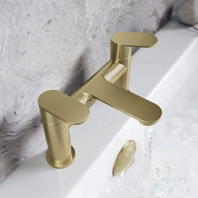 Avill Brushed Brass Bath Filler