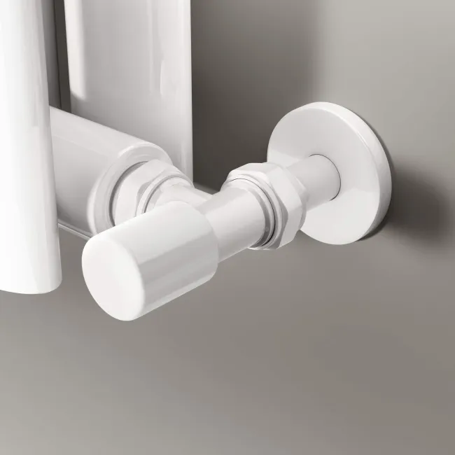 Marbella White Double Oval Panel Radiator 1800x240mm