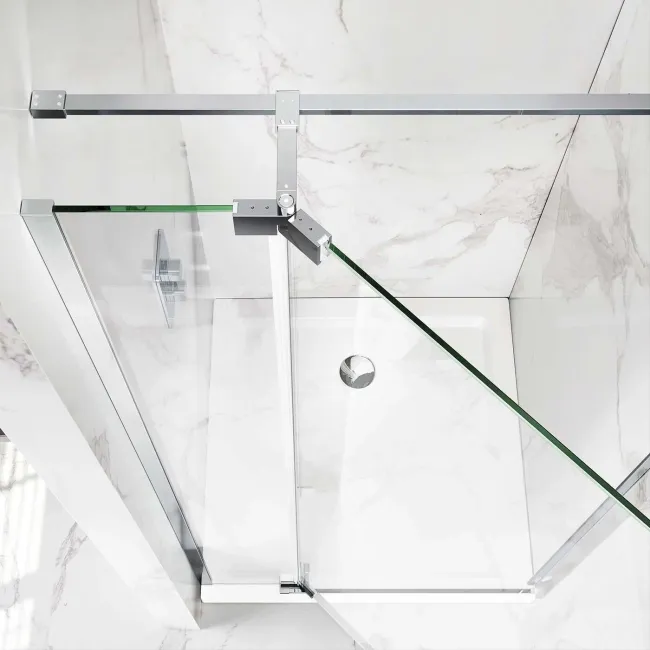 Vienna Easy Clean 8mm Hinged Shower Door 900mm