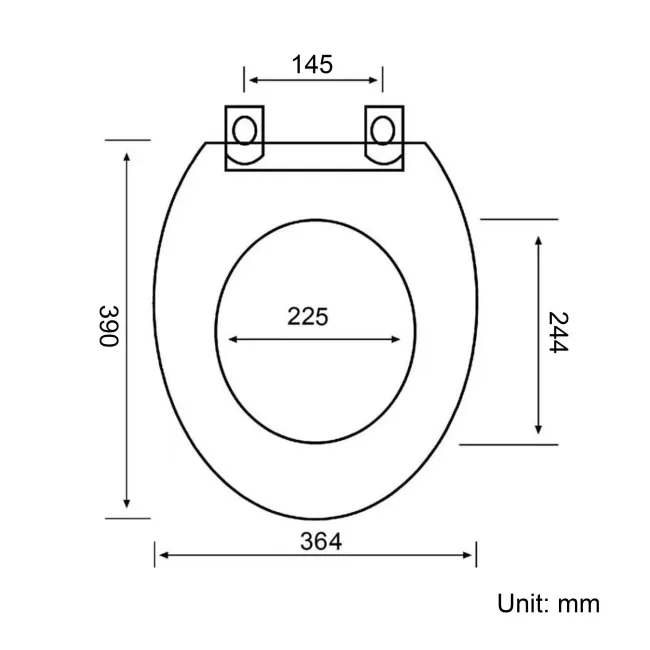 Hudson Traditional Midnight Green Wooden Soft Close Toilet Seat