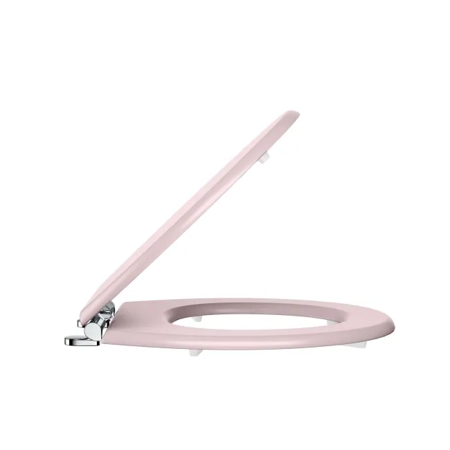 Hudson Traditional Cashmere Pink Wooden Soft Close Seat