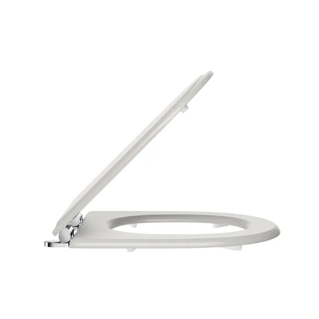 Kansas Traditional Cotton White Wooden Soft Close Seat