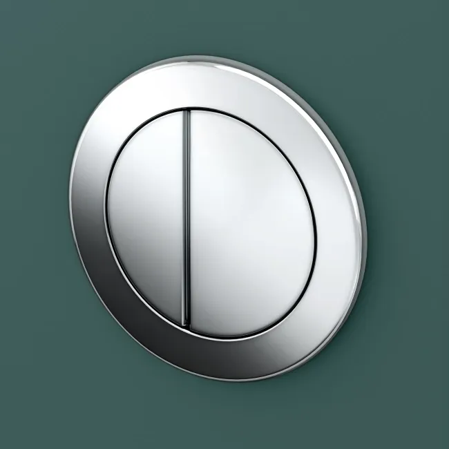 Arizona Chrome Pneumatic Concealed Cistern Push Button