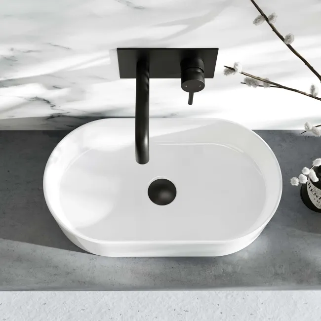 Dakota Oval Counter Top Basin 525mm