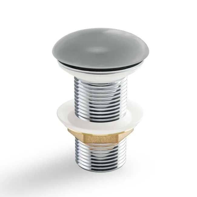 Cement Grey Ceramic Basin Waste - Unslotted