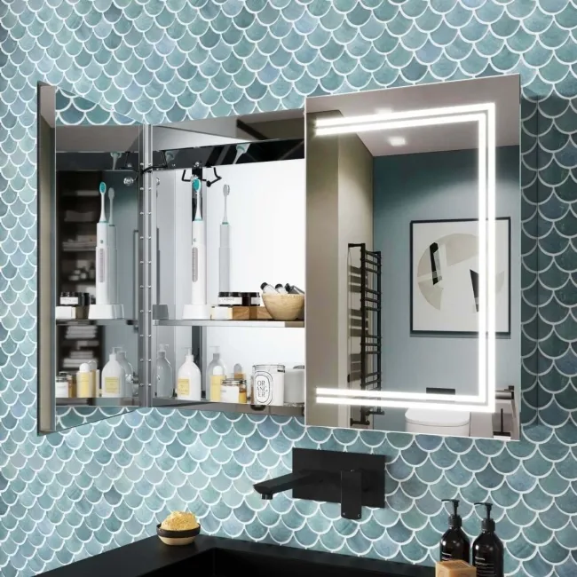 Allyson Illuminated LED Mirror Cabinet 600x800mm