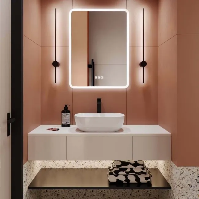 Evelyn Illuminated LED Mirror With BLUETOOTH Speaker 800x600mm