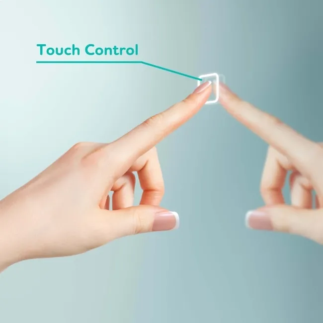 Mila Black Framed Backlit llluminated LED Mirror 600x1000mm