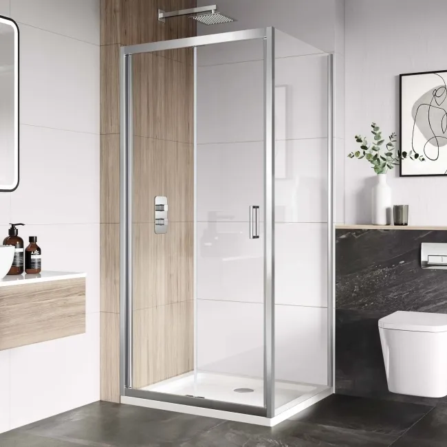 London 6mm Bifold Shower Enclosure 900x760mm
