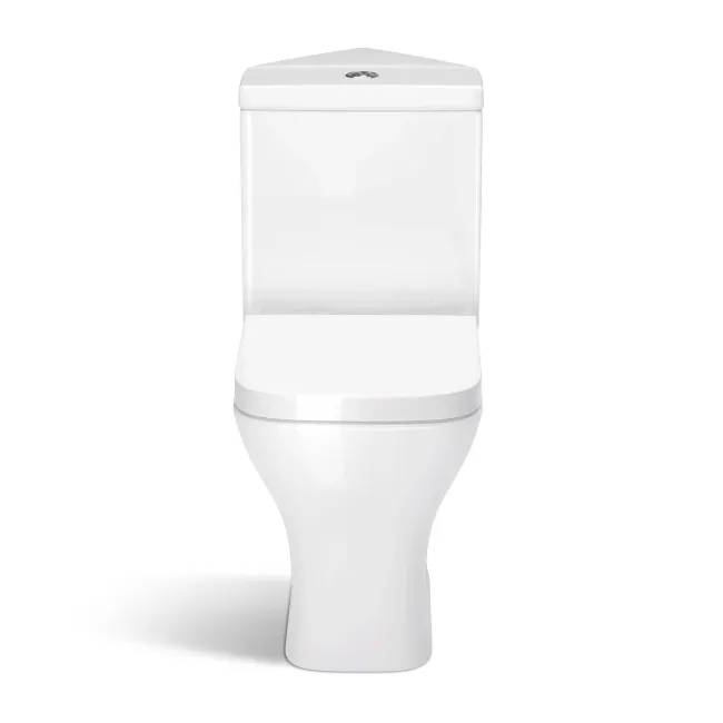 Atlanta Close Coupled Corner Toilet With Soft Close Seat