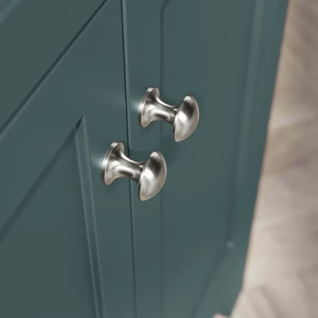 Bermuda Midnight Green Basin Vanity Drawer and Back To Wall Toilet 1100mm (Excludes Pan & Cistern)