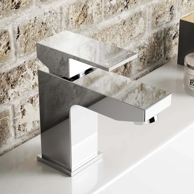 Lea Chrome Basin & Bath Mixer Tap Set