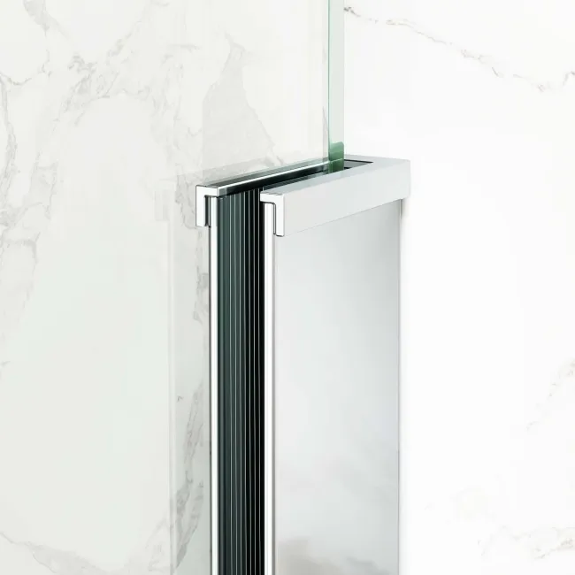 Stockholm Easy Clean 8mm Frameless Sliding Shower Enclosure 1200x900mm
