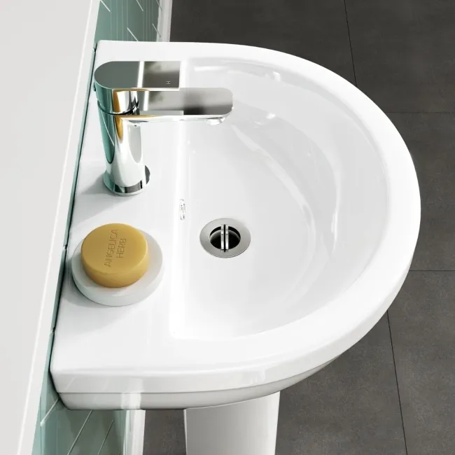 Seattle Rimless Close Coupled Toilet & Pedestal Basin Set