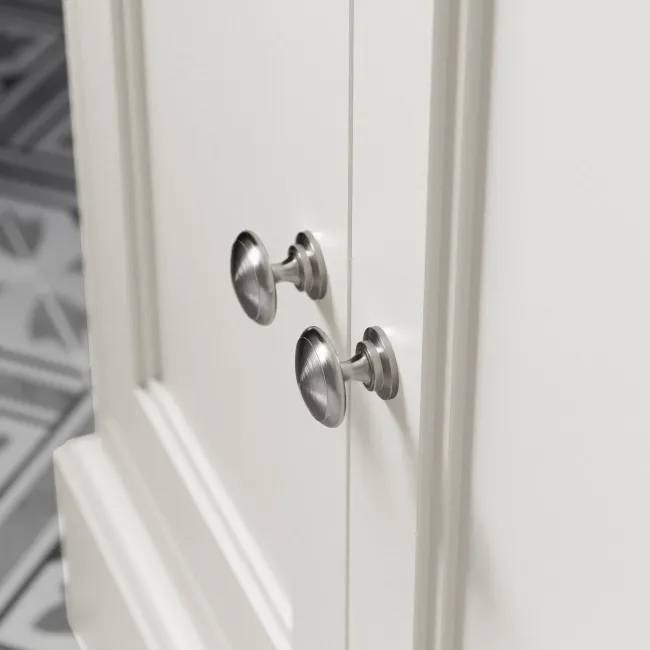 Lucia Chalk White Cabinet with Marble Top 840mm - Excludes Counter Top Basin