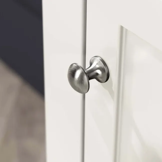 Bermuda Chalk White Floor Standing Tall Cabinet 1500x350mm