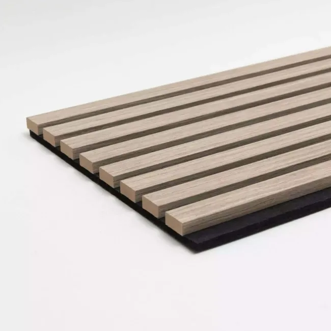 Trepanel XL® 3m Smoked Oak Acoustic Wood Standard Slat Panels