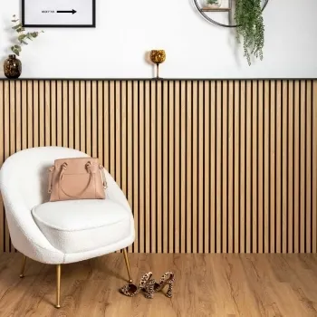 Trepanel® Oak Acoustic Half Wood Wall Panels
