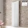 Faro White Double Flat Panel Vertical Radiator 1800x560mm