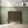 Athens Antique Gold Double Column Horizontal Traditional Radiator 600x785mm