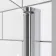 P Shaped 1500 Shower Bath with Front Panel & 6mm Easy Clean Screen with Rail - Right Handed