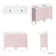 Bermuda Cashmere Pink Vanity with Marble Top & Oval Counter Top Basin 1200mm