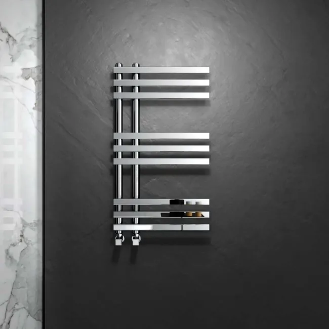 Madrid Chrome Designer Heated Towel Rail 800x450mm