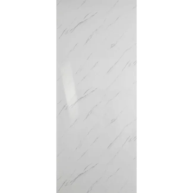 Trepanel Aqua® Gloss Carrara Marble Effect PVC Shower Wall Panel