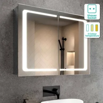 Arabella Illuminated LED Mirror Cabinet 600x800mm
