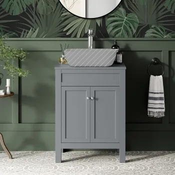 Bermuda Dove Grey Vanity 600mm