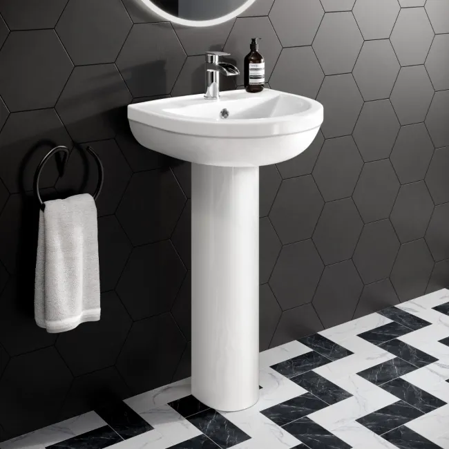 Opel Pedestal Basin 500mm