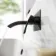 Severn Matt Black Wall Mounted Basin Mixer Tap