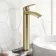 Severn Brushed Brass High Rise Basin Mixer Tap