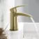 Spey Brushed Brass Basin Mixer Tap