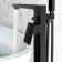 Soar Matt Black Freestanding Bath Shower Mixer Tap