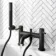 Selma Matt Black Bath Filler & Handheld Shower