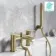 Tay Brushed Brass Bath Filler & Handheld Shower