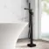 Tamar Matt Black Freestanding Bath Shower Mixer Tap