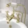Tweed Traditional Brushed Brass Bath Shower Mixer Tap