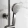 Ballina Premium Gunmetal Grey Round Thermostatic Shower