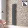 Faro Anthracite Single Flat Panel Vertical Radiator 1600x280mm