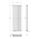 Faro Matt Black Double Flat Panel Vertical Radiator 1600x560mm