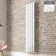 Faro White Double Flat Panel Vertical Radiator 1800x350mm