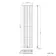 Faro Matt Black Single Flat Panel Vertical Radiator 1800x420mm