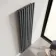 Marbella Anthracite Single Oval Panel Radiator 1800x480mm