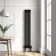 Athens Matt Black Triple Column Vertical Traditional Radiator 1800x290mm