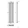 Athens Raw Metal Triple Column Vertical Traditional Radiator 1800x470mm