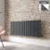 Faro Anthracite Single Flat Panel Horizontal Radiator 600x1400mm