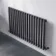 Marbella Anthracite Single Oval Panel Radiator 600x1020mm