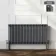 Athens Anthracite Triple Column Horizontal Traditional Radiator 600x1190mm